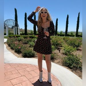 Reformation floral dress size 2